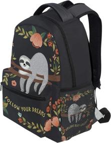 img 2 attached to 🌴 Wamika Tropical Resistant Backpack Bookbags: your Stylish and Durable Travel Companion