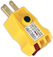 🔌 ultimate electrical receptacle wall plug ac outlet ground tester with gfi reset: ensure electrical safety with confidence logo