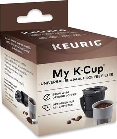 img 4 attached to Keurig My K-Cup Reusable Coffee Filter | Compatible with All 2.0 Keurig Machines | 1 Count, Black