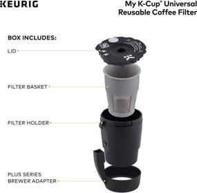 img 2 attached to Keurig My K-Cup Reusable Coffee Filter | Compatible with All 2.0 Keurig Machines | 1 Count, Black