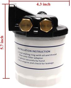 img 3 attached to 🔍 iFJF 802893Q01 Fuel Water Separator Kit – High-Quality 10 Micron Filters for Mercury Replacement - ABB-FUELF-IL-TR