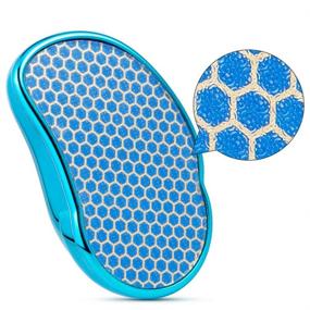 img 4 attached to 🔵 Ruichicoo Nano Glass Foot File - Reusable Nanotechnology Callus Remover Pedicure Tool, Blue