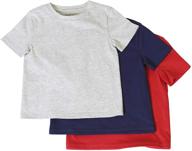 kinderkind toddler 3 pack short sleeve shirts logo