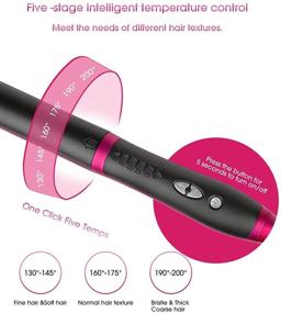 img 1 attached to 💇 2 in 1 Hair Straightener and Curler: Uplayteck Ionic Straightening Brush with 6 Temperature Settings, Auto-Off Safety Feature, Hot Comb Hair Straightener for Styling at Home