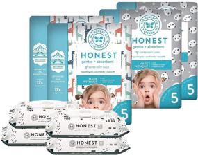 img 4 attached to Honest Company Absorb Diapers Designer Diapering