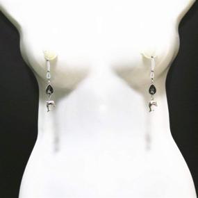 img 3 attached to Adjustable Piercing Teardrop Silicone Noose Gray