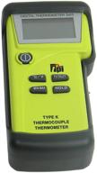 🌡️ tpi 343/c1 water resistant, dual-input, k-type thermocouple thermometer with tilt stand boot, soft pouch, temperature probes – sub-mini connection, -50 to 1350°c, -58 to 2462°f, accuracy: +0.3% reading +1°c logo