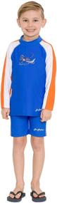 img 1 attached to Ultimate Sun Protection for Boys: SunBusters Boys Rash Guard 10 - Swimwear & Clothing for Boys