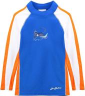 ultimate sun protection for boys: sunbusters boys rash guard 10 - swimwear & clothing for boys logo