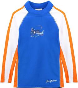 img 3 attached to Ultimate Sun Protection for Boys: SunBusters Boys Rash Guard 10 - Swimwear & Clothing for Boys