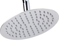 🚿 qwenchpure 8 inch stainless steel rainfall showerhead - sleek & ultra-thin for elevated shower experience logo