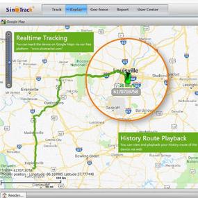 img 1 attached to 🚗 SinoTrack Car GPS Tracker: Real-Time Location Tracking Device with Voice Monitor for Trucks, Taxis, and Motorcycles - ST-906W 3G GPS Tracker Locator