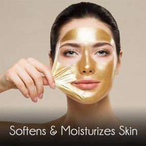 img 3 attached to 🌟 Vivo Per Lei 24K Gold Face Mask - Gold Facial Mask for Skin Hydration - Enriched with Collagen & Botanicals - Purifying Gold Face Mask - 150 g, 5.3 oz.