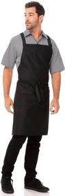 img 1 attached to Ultimate Chef Accessory: Chef Works Cross-Back Bib Apron for Unmatched Comfort and Style