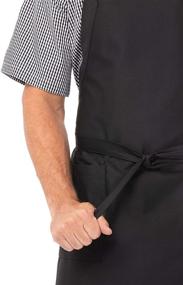 img 2 attached to Ultimate Chef Accessory: Chef Works Cross-Back Bib Apron for Unmatched Comfort and Style