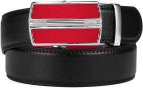 img 2 attached to 🔍 Optimized SEO: ITIEZY Leather Ratchet Automatic Men's Belts with Designer Appeal