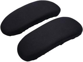 img 4 attached to STOBOK 2-Pack Elastic Armchair Covers - Durable Sponge Armrest Slipcovers for Office Chairs, Home - Removable for Easy Use