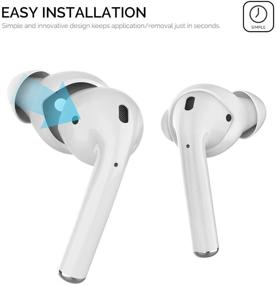 img 1 attached to AhaStyle Анти Slip Silicone Совместимые наушники EarPods 【Not