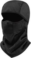 winter balaclava ski mask - unisex cold weather windproof waterproof thermal fleece hat logo