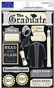 img 1 attached to 🎓 KAREN FOSTER Design Acid-Free and Lignin-Free Graduation Scrapbooking Sticker Sheet