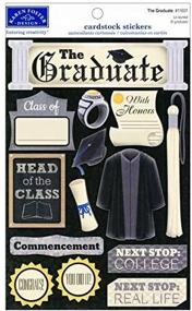 img 3 attached to 🎓 KAREN FOSTER Design Acid-Free and Lignin-Free Graduation Scrapbooking Sticker Sheet