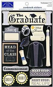 img 2 attached to 🎓 KAREN FOSTER Design Acid-Free and Lignin-Free Graduation Scrapbooking Sticker Sheet