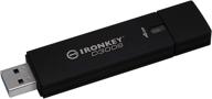 🔒 обеспечьте безопасность своих данных с kingston ikd300s/4gb 4gb ironkey d300s/d300sm usb 3.0 зашифрованным флеш-накопителем. логотип