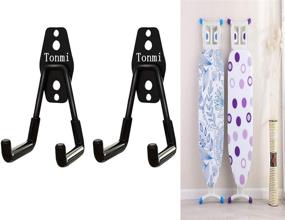 img 1 attached to 🧺 Efficient Wall Mount Ironing Board Holder for Laundry Rooms and Closets