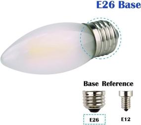 img 3 attached to 💡 OPALRAY Incandescent Equivalent Candelabra Filament: The Perfect Vintage Lighting Solution