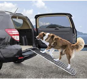 img 1 attached to 🐾 Guardian Gear Portable 4-Step Pet Ramp: Supports Pets Up To 150 lbs, Foldable for Easy Transportation