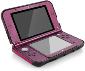 img 2 attached to TNP Hot Pink Protective Case for Nintendo NEW 3DS XL LL 2015 - Full Body Hard Shell Cover with Modified Hinge-less Design