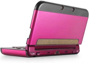 img 4 attached to TNP Hot Pink Protective Case for Nintendo NEW 3DS XL LL 2015 - Full Body Hard Shell Cover with Modified Hinge-less Design