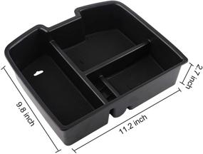 img 2 attached to Rying Center Console Organizer for GMC Sierra Yukon Avalanche & More - Convenient Storage Solution - 19166288