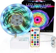 🌈 16.4 feet rgb led strip lights – rainbow color chase all in one (essential video guide for smart shopping) логотип