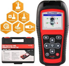 img 4 attached to 🔧 Enhanced Autel MaxiTPMS TS501 TPMS Relearn Tool for All Brand Sensors - 2021 Newest Version with MX-Sensors Programming (315/433MHz), Key Fob Testing, Upgraded TS401/TS408