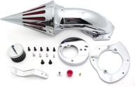 улучшите свой vtx1300 с помощью набора httmt mt225-002-chrome spike air cleaner intake filter kit (совместимый с 1986-2012 годами). логотип