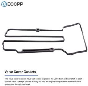 img 2 attached to 🚗 ECCPP Engine Valve Cover for Chevrolet Cruze Sonic Trax Volt, Buick Encore, Cadillac ELR - Enhanced Performance and Enhanced Compatibility!