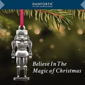 img 3 attached to DANFORTH Nutcracker Pewter Ornament Tall