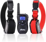 exuby 2x shock collar for small dogs with remote and training dog clicker - 3 modes (sound, vibration, shock) - rechargeable batteries - rapid results logo