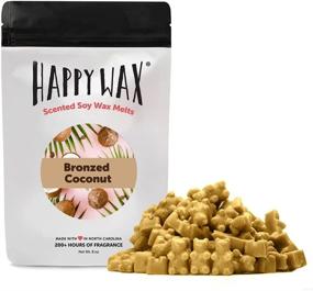 img 4 attached to 🐻 Happiness-inducing Bronzed Coconut Soy Wax Melts - Infused with Essential Oils and Adorably Shaped Bears - Ideal for Melting in Your Wax Warmer. (Generous Half Pounder Pouch)