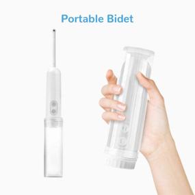img 2 attached to 🚿 Meidong Portable Travel Bidet Handheld Personal Hygiene Electric Mini Sprayer - Soothing Postpartum Care, Perineal & Hemorrhoid Treatment