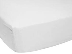 img 2 attached to 👶 Luvable Friends Unisex Baby Fitted Portable Crib Sheet, White, One Size: A Perfect Fit for your Baby's Portable Crib!