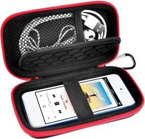 img 4 attached to 📱 Protective Red Case for iPod Touch, Mibao MP3 Player, Soulcker, Sandisk, G.G.Martinsen, Grtdhx, Sony NW-A45, B Walkman - Includes Earphones, USB Cable, Memory Cards (Box Only)