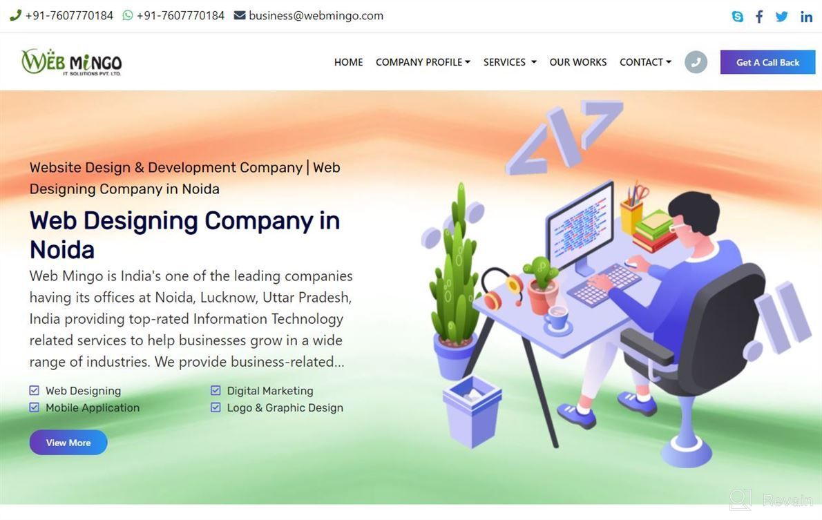 img 1 attached to Web Mingo | Best Website Company in Lucknow review by Lild Zimmerly