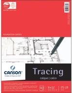 canson 702-321 pro-art 9x12 tracing paper pad: premium-quality, 50-sheets - find the best deal now! logo