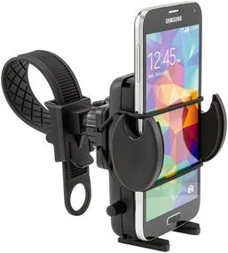 img 2 attached to 🚲 Arkon Bike or Motorcycle Phone Holder Strap Mount for iPhone 12 11 Pro XS XR Galaxy Note 20 10 - Retail Black