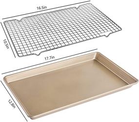 img 2 attached to Kitcom 17 7X12 8 дюймов, антипригарное охлаждение из нержавеющей стали