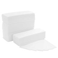🪒 salon-grade wax strips - 400 pack for smooth facial and body hair removal, professional depilatory paper, non-woven material, 7.85 x 2.7 inches logo