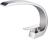 wovier nickel brushed bathroom sink faucet logo