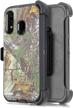 case for samsung galaxy a20 / a30 / a50 belt clip holster kickstand shock proof phone case [built in screen protector] compatible for samsung galaxy a20/a30/a205u/a50 cases (camo) logo